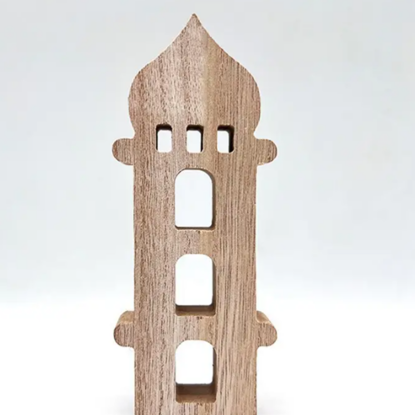Rustic Wooden Ramadan Mosque Tower