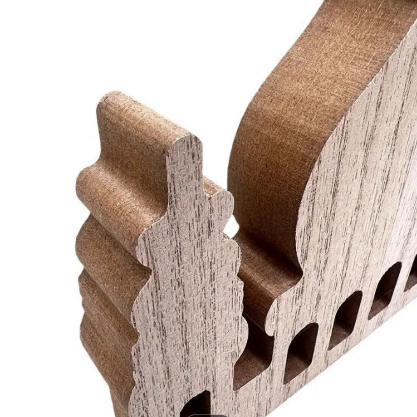 Rustic Wooden Ramadan Mosque Silhoutte