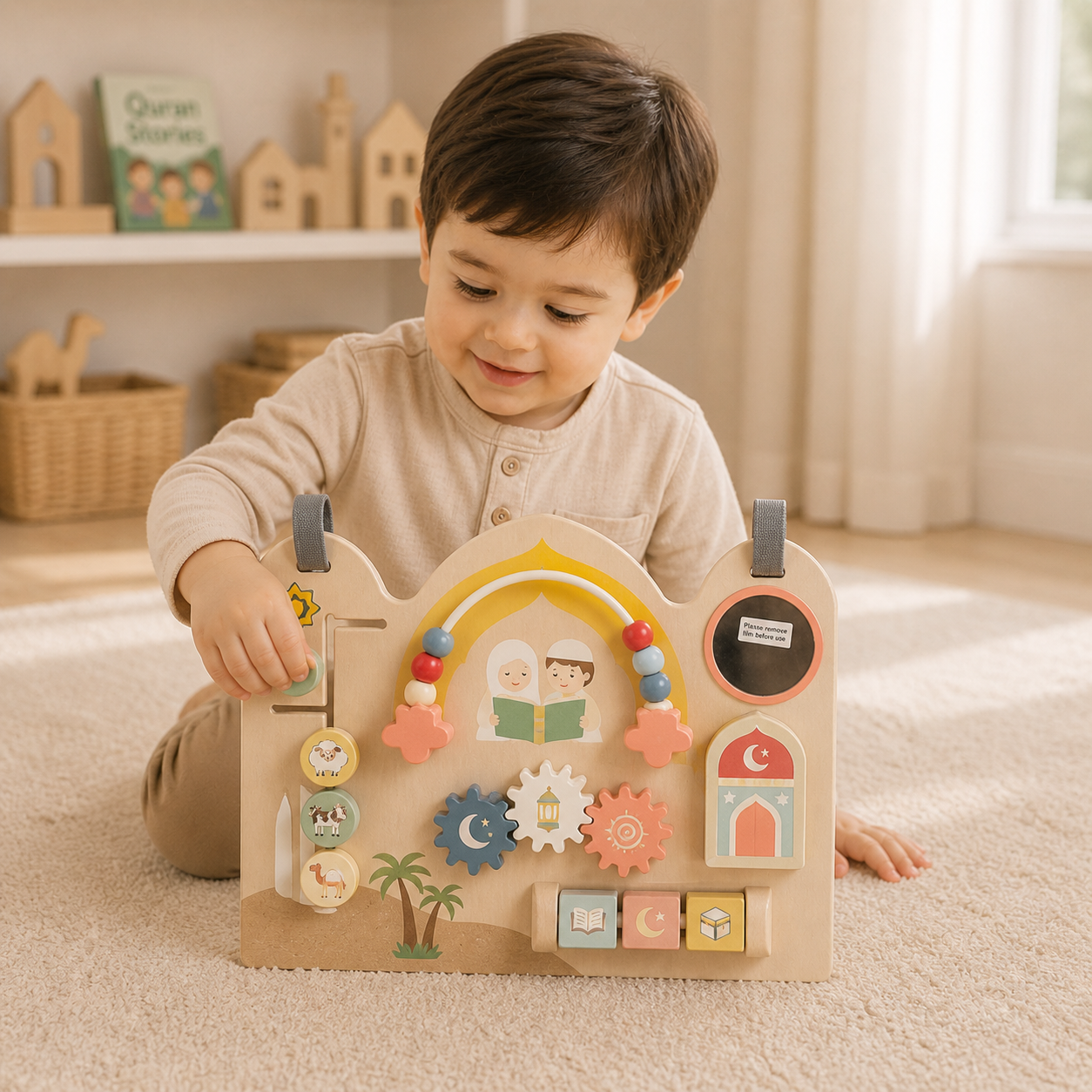 Wooden Busy Board