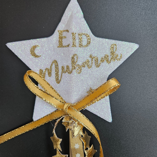 Keepsake Glittery 'Eid Mubarak' Star