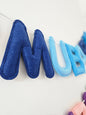 Blue Ombre Felt Eid Garland