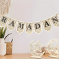 Rustic Wooden "Ramadan" Banner