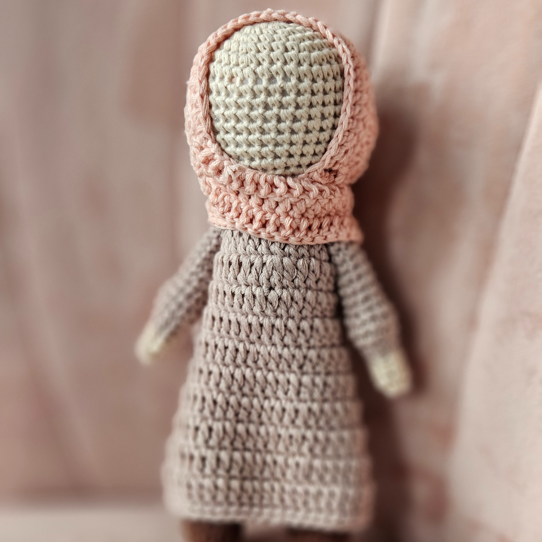 Aayah Handmade Faceless Crochet Doll  - Male and Female Set