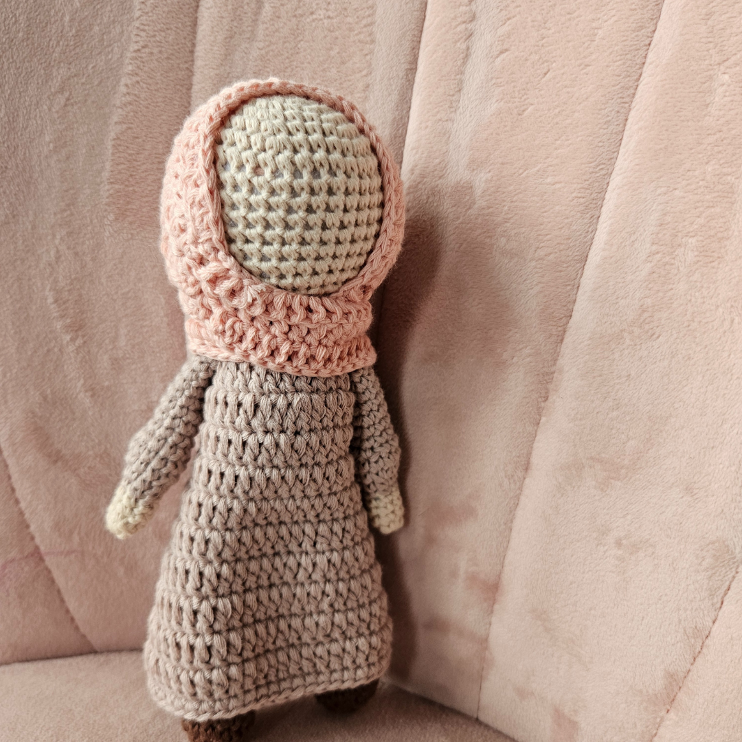 Aayah Handmade Faceless Crochet Doll  - Male and Female Set