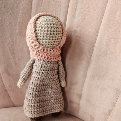 Aayah Handmade Faceless Crochet Doll  - Male and Female Set