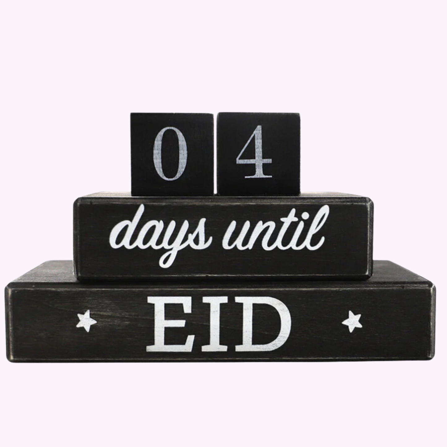 Eid Countdown Wooden Block Set