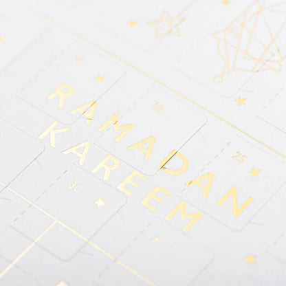 White Lanterns and Star 'Ramadan Kareem' Chocolate Calendar