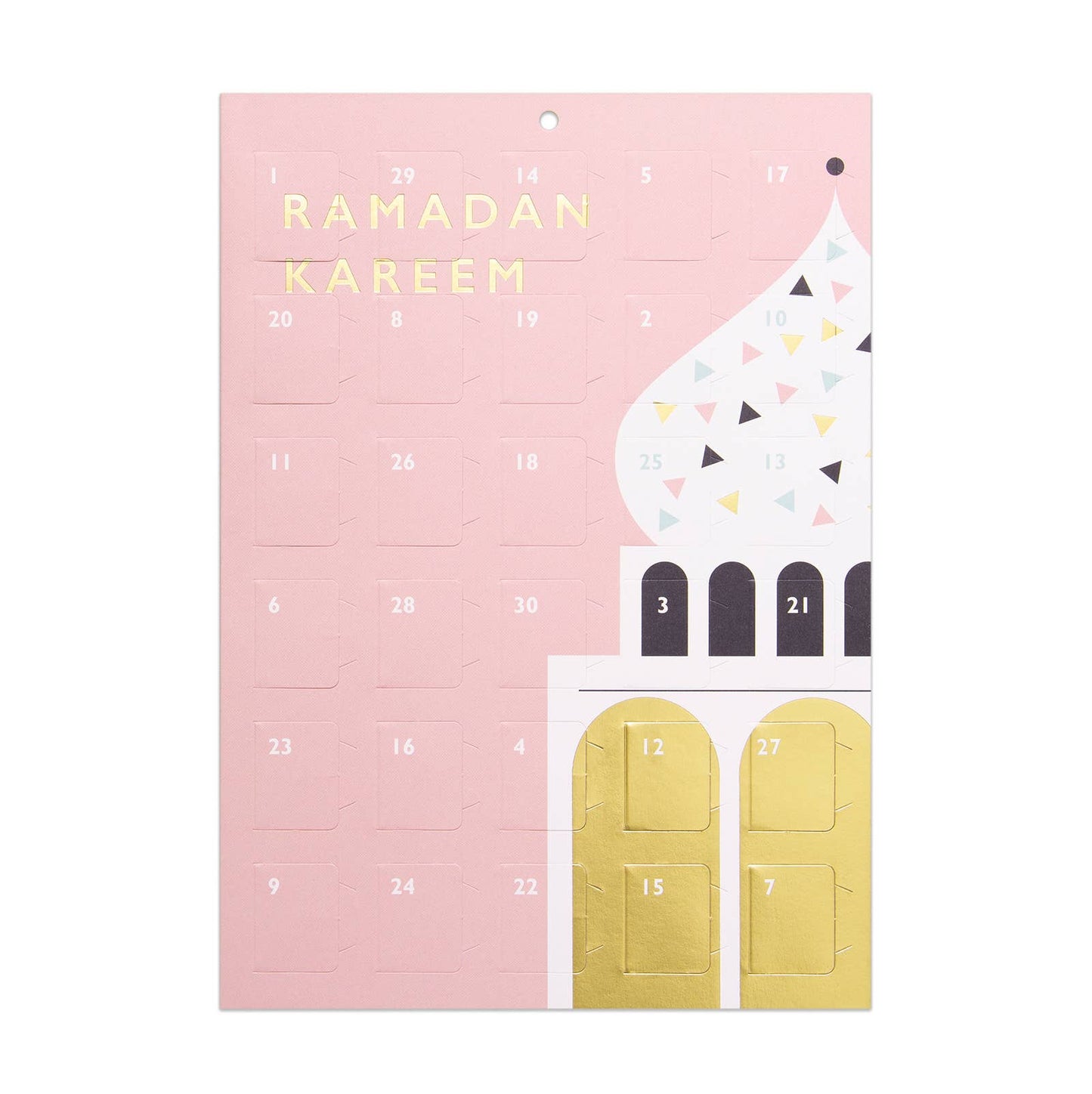 Pink Ramdan Good Deeds Calendar