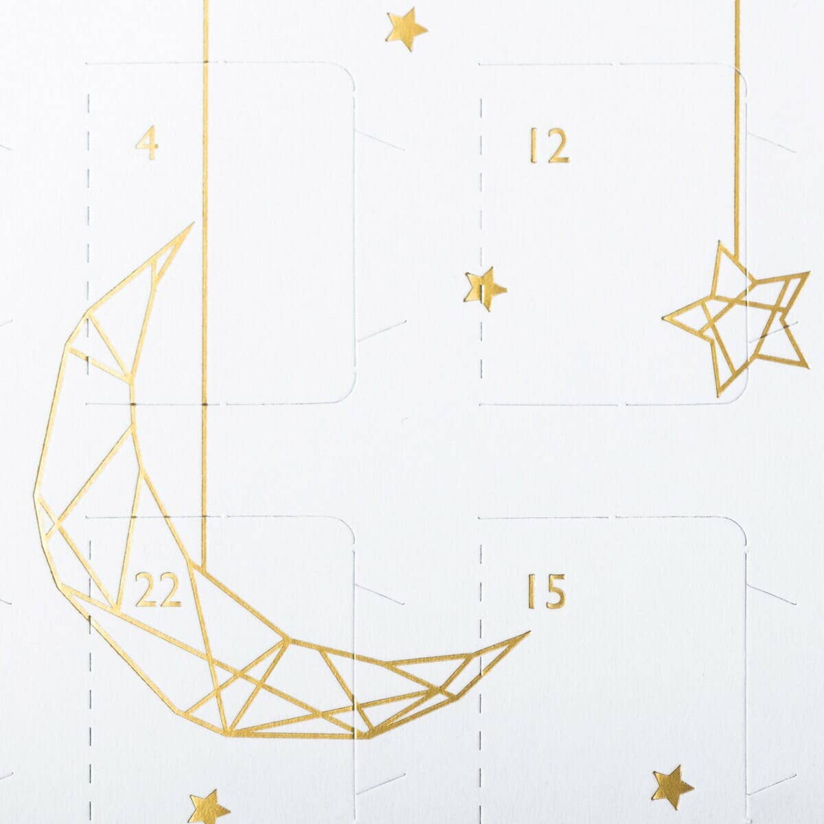 White Lanterns and Star 'Ramadan Kareem' Chocolate Calendar