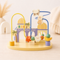 Islamic-Themed Wooden Bead Maze Toy
