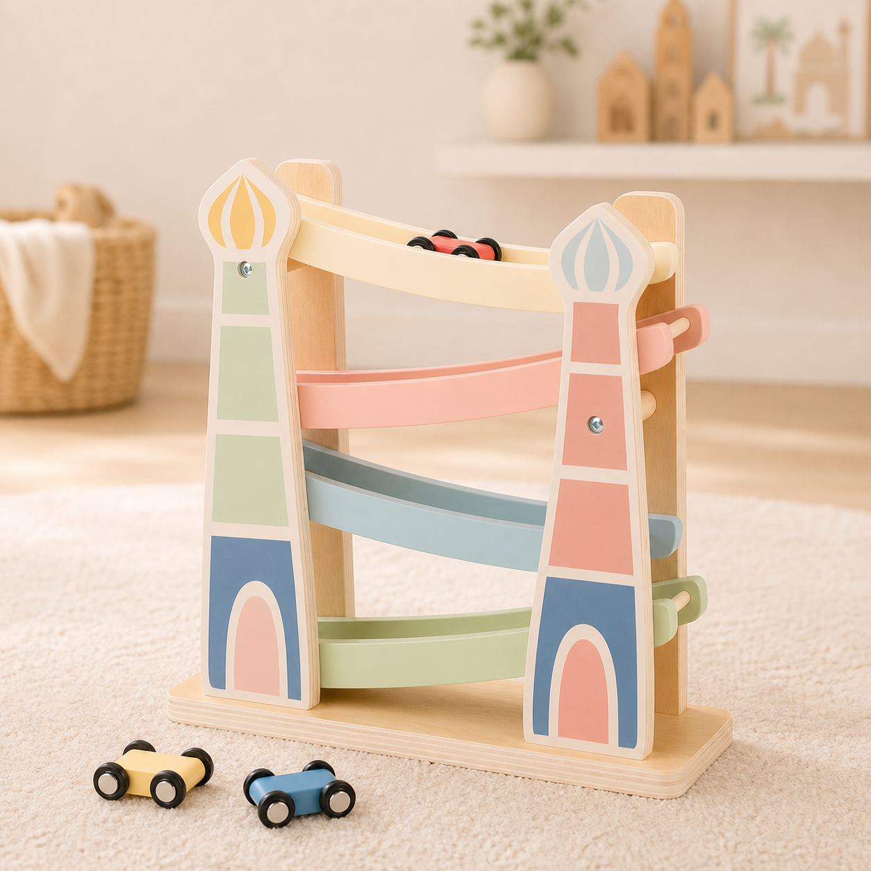 The First Islamic Wooden Car Ramp – UK Exclusive by Joy and Jannah