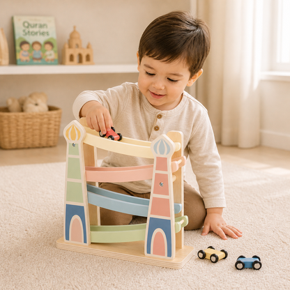 The First Islamic Wooden Car Ramp – UK Exclusive by Joy and Jannah