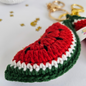 Palestine Watermelon Knitted Keyring