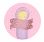 Pink 'I am Fasting' Enamel Children's Pin