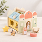 Wooden Pastel Islamic Shape Sorter – Masjid Edition