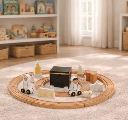 The rites of Umrah and Hajj Wooden Set
